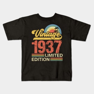 Retro vintage 1937 limited edition Kids T-Shirt